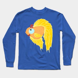 Suave Mr. Goldfish Long Sleeve T-Shirt